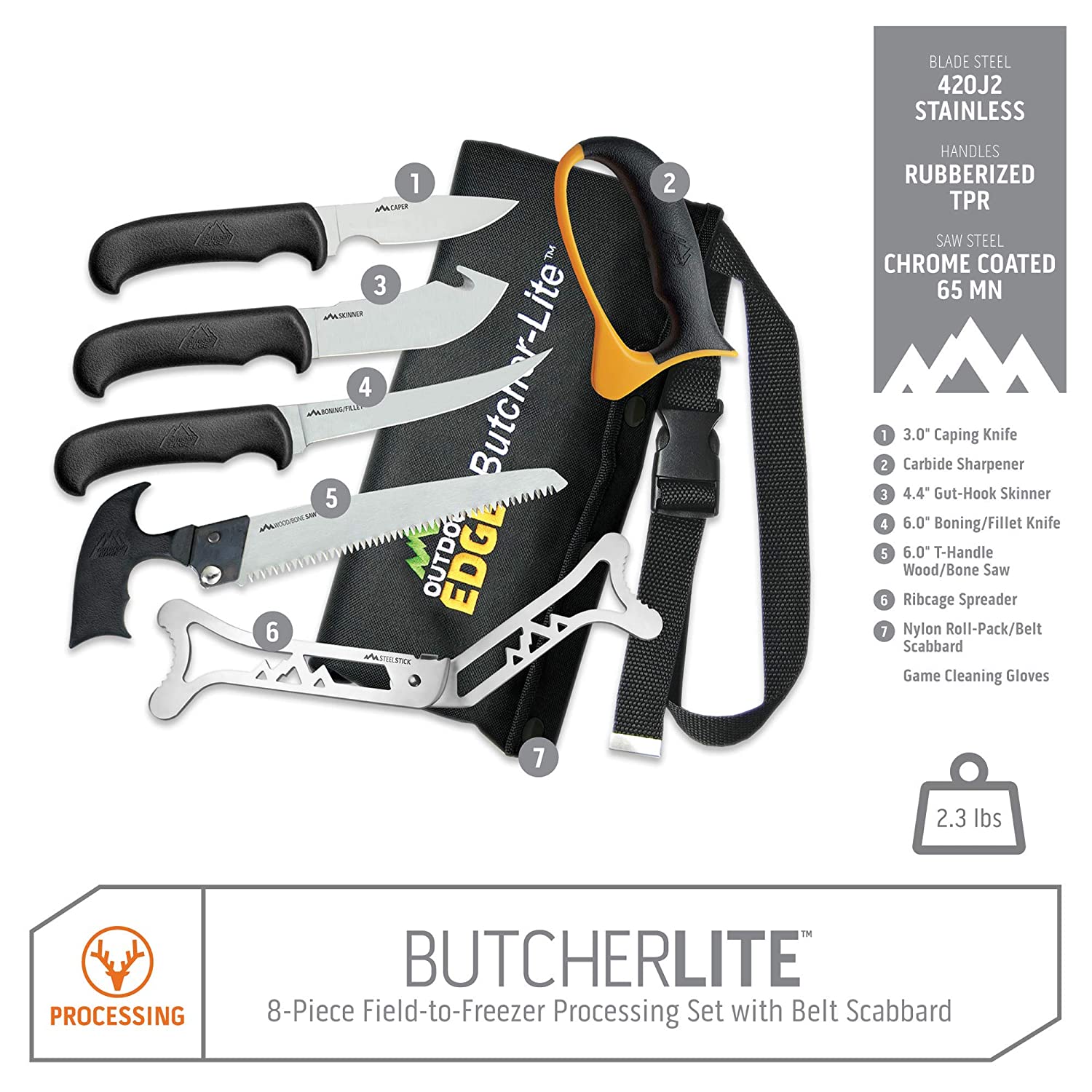 Butcher-Lite Portable Field Butcher Kit